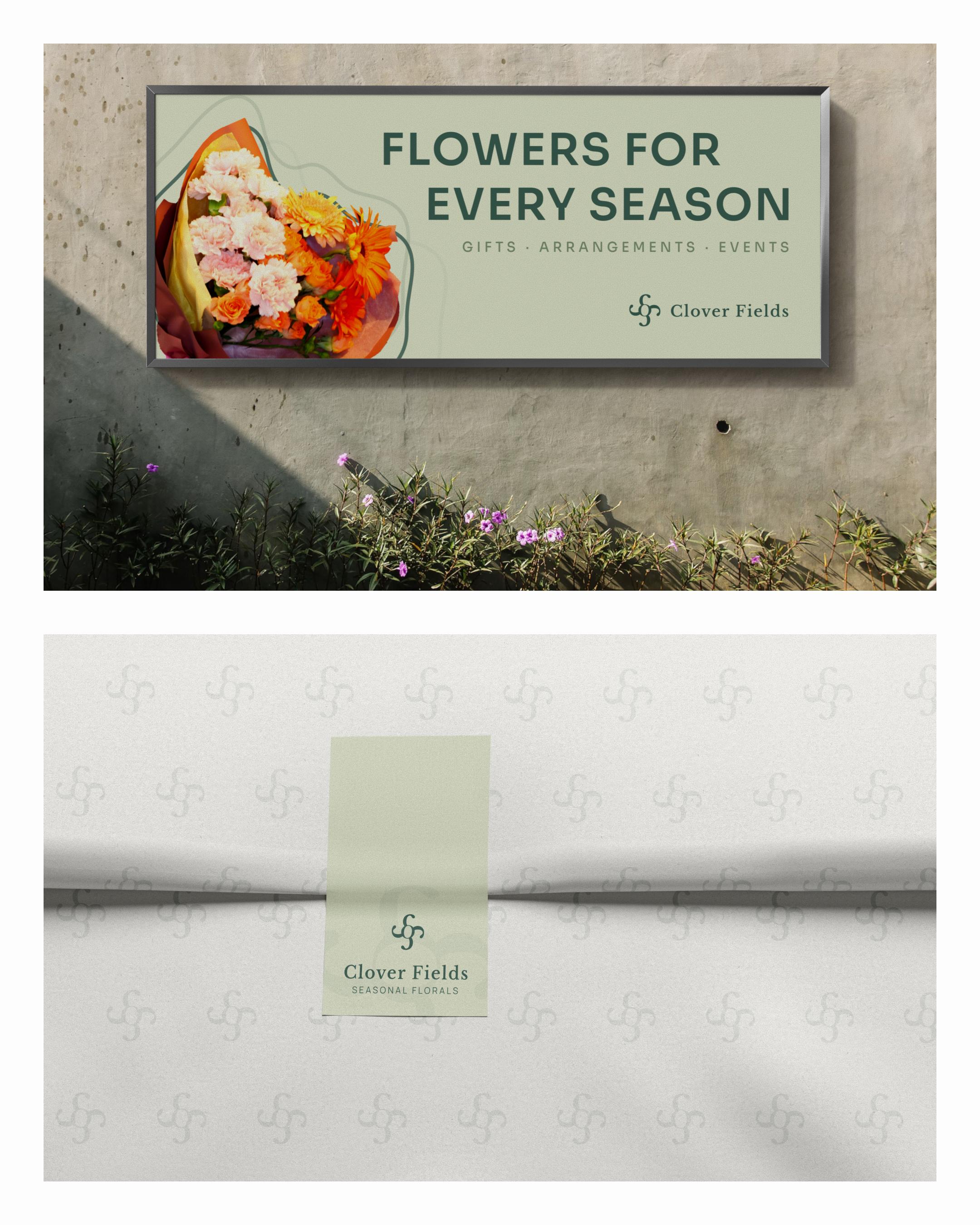 image showing branding application of clover fields